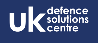 UKDSC Logo White on Blue